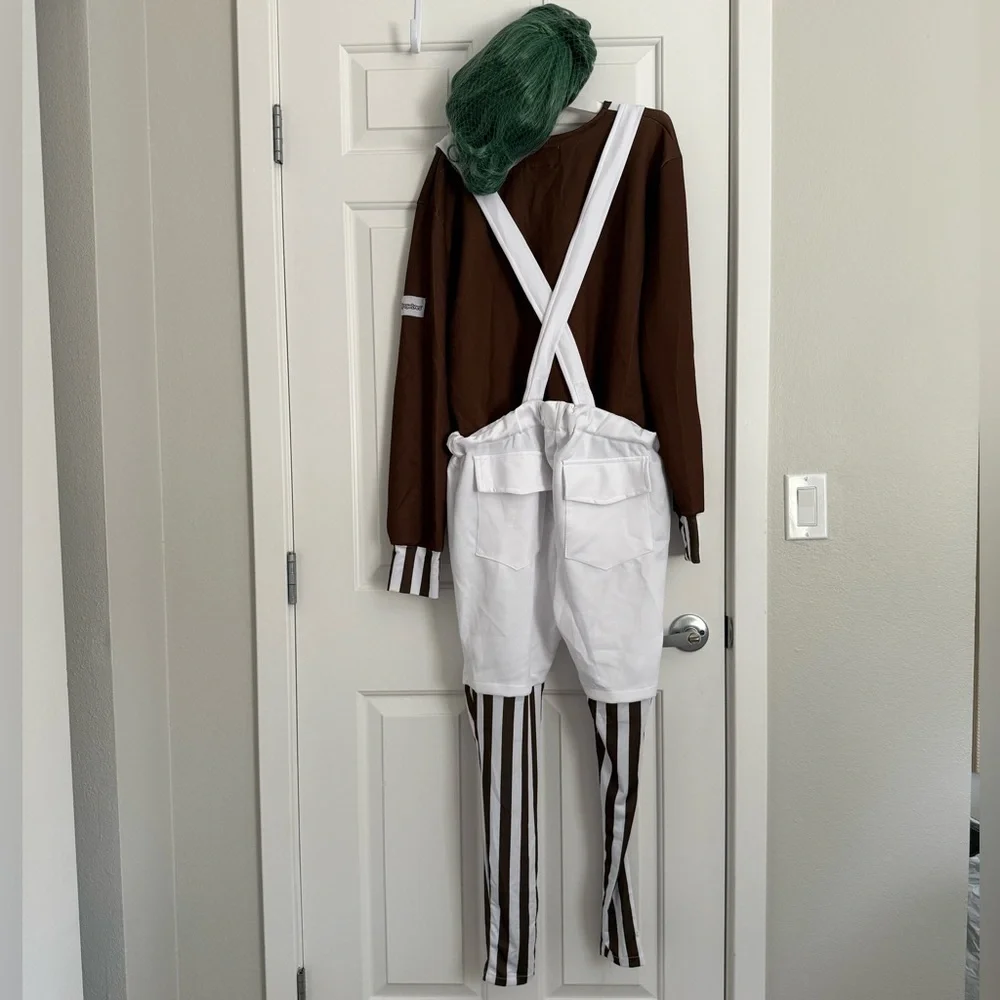 Tipsy Elves Chocolate Factory Worker 3pc Costume - Size M - Brown/Green‎ - NWT - Picture 6 of 7